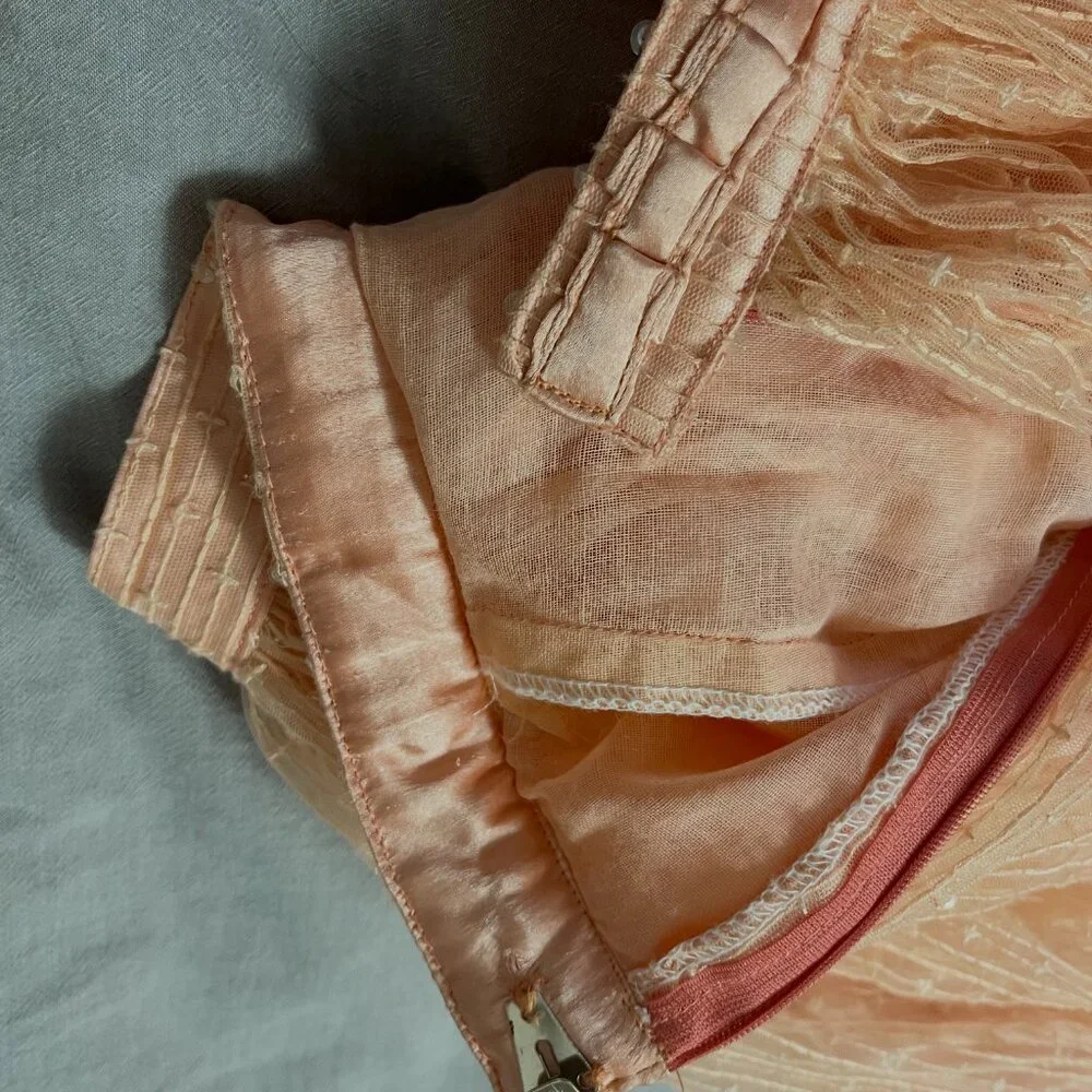 Peach Lehenga for Indian Wedding - Picture 14 of 16